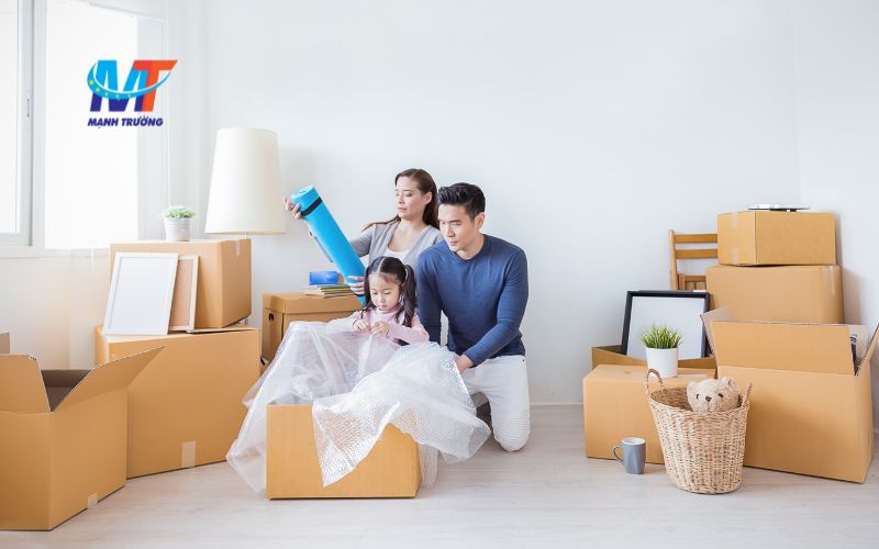 Sắp xếp đồ đạc tại nhà mới